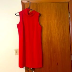 Sleeveless banana republic red dress. Great for Valentine’s Day. M.